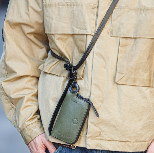 Brat Zipper Wallet Green - HAVIE MNFCT.