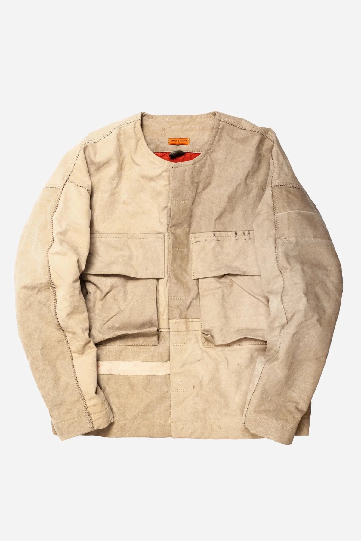 MOTO ARMY JACKET – MILITARY CANVAS JACKET - ARCHIE & DENNIS