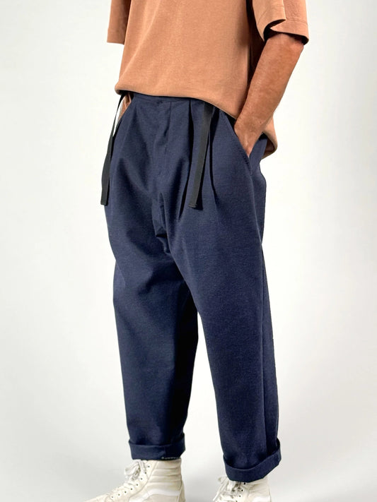 INDIGO JACQUARD PATTON PANTS 4.0 - HAVIE MNFCT.