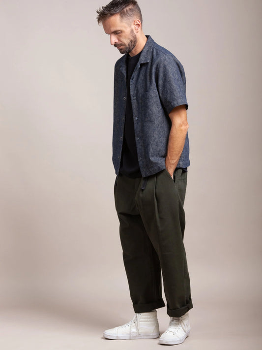 GRAY BOWLING SHIRT - HAVIE MNFCT.