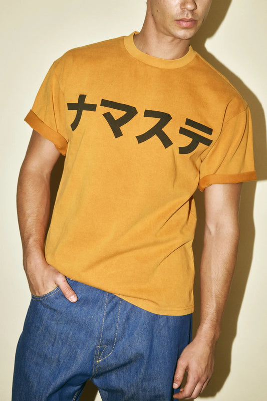 NAMASTE T-SHIRT AMBER ORANGE