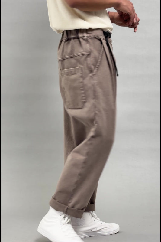 COFFEE WASH DOUBLE-KNIT PATTON