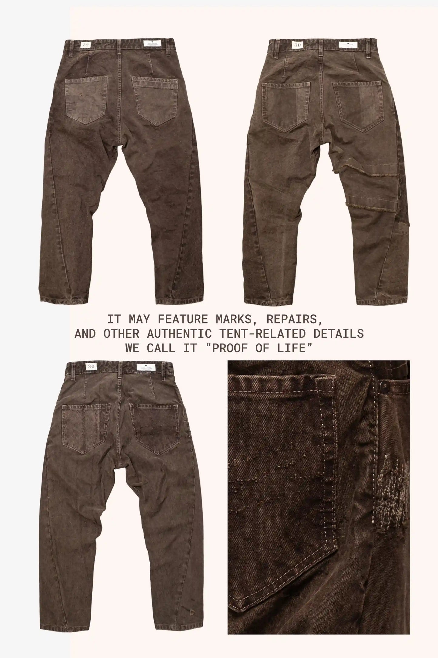 ARMY CARROT PANTS [7.0]