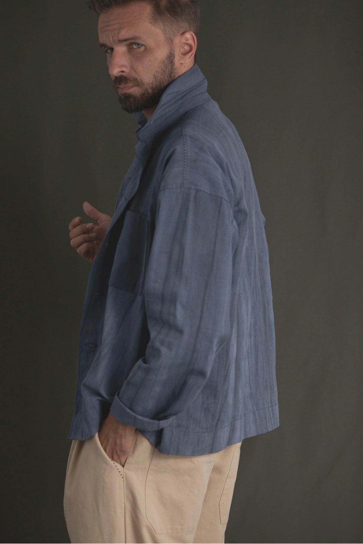 INDIGO WORK SHIRT