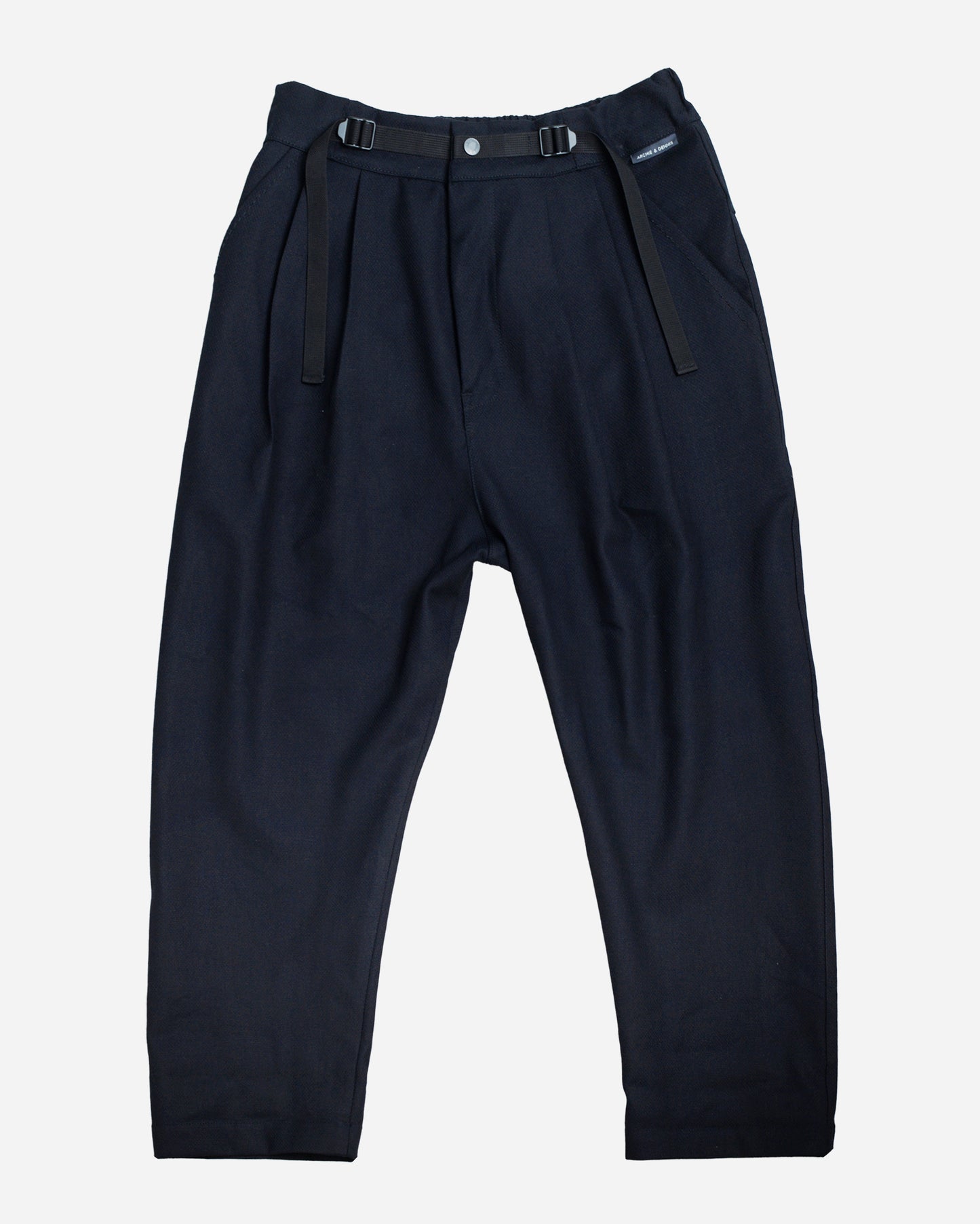 NAVY JACQUARD PATTON PANTS 4.0 - HAVIE MNFCT.