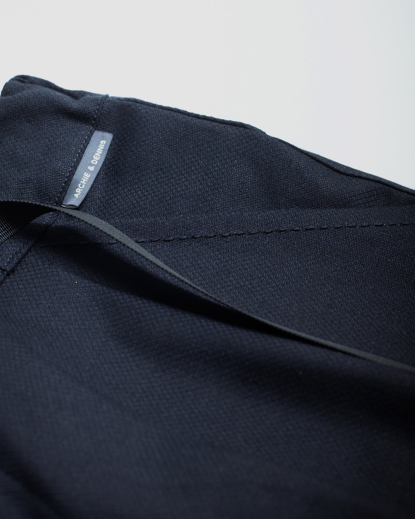 NAVY JACQUARD PATTON PANTS 4.0 - HAVIE MNFCT.