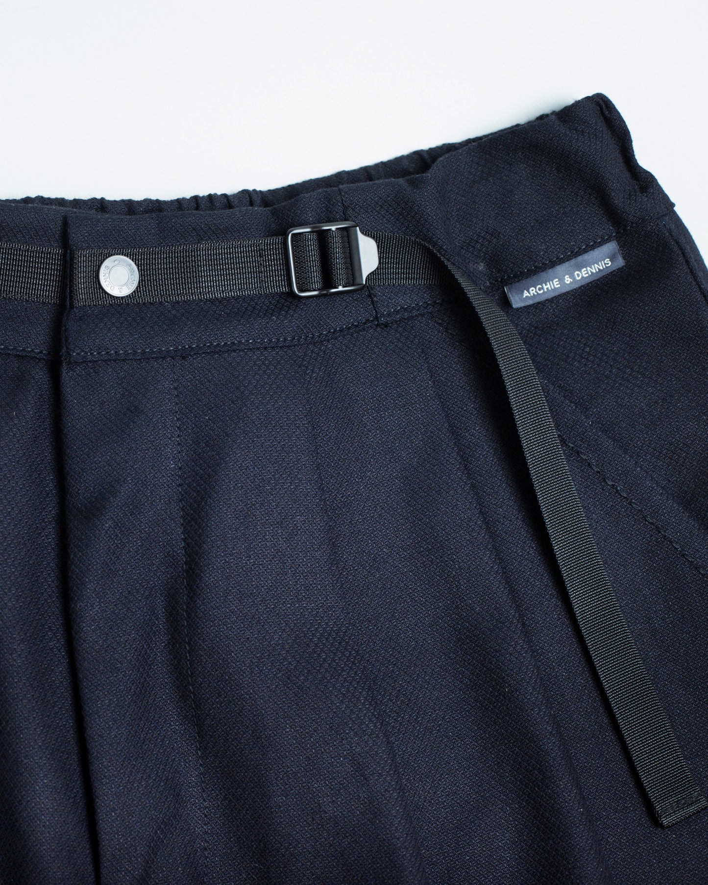 NAVY JACQUARD PATTON PANTS 4.0 - HAVIE MNFCT.