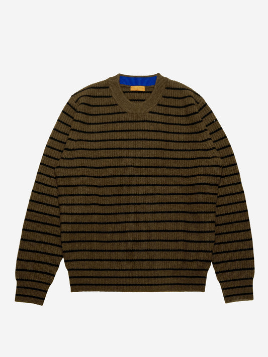 CEDAR STRIPED CASHMERE SWEATER