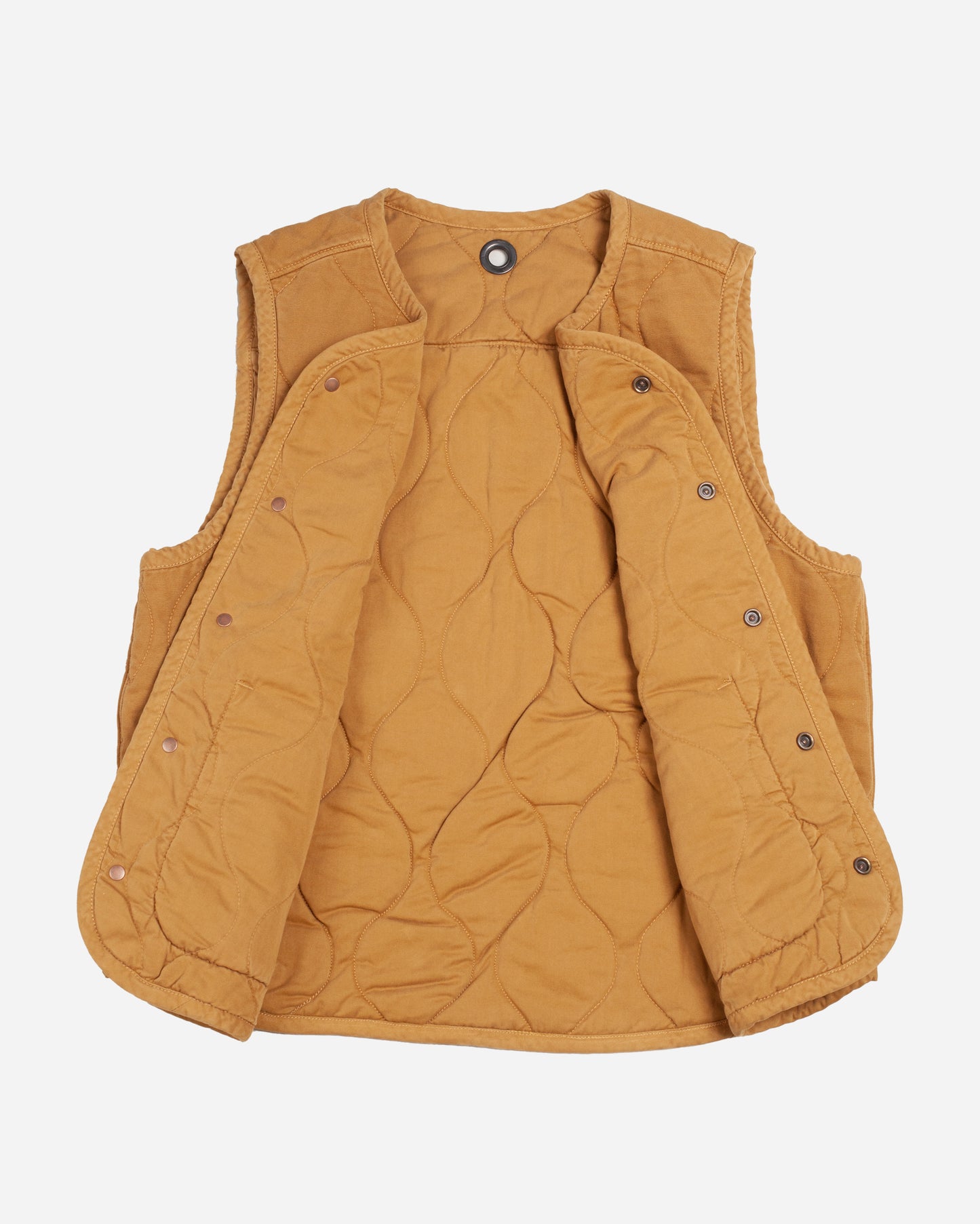 MUSTARD QUILTED VEST - HAVIE MNFCT.