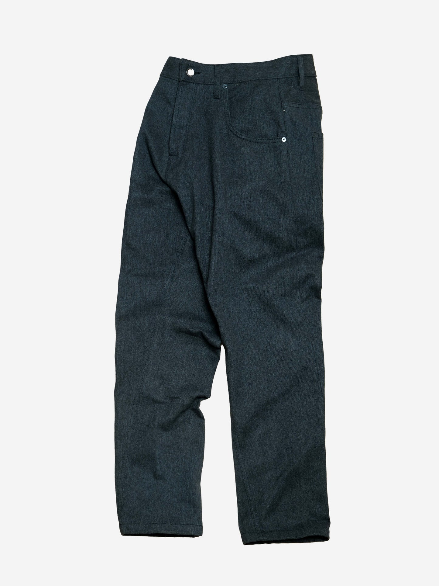 CARROT PANTS- BRUSHED CHARCOAL TWILL