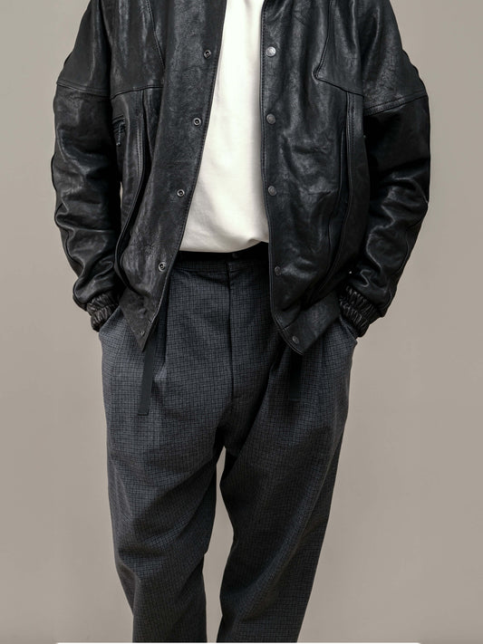 GREY CHECKS PATTON PANTS 7.0