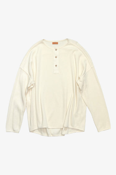 Waffle Henley - Natural