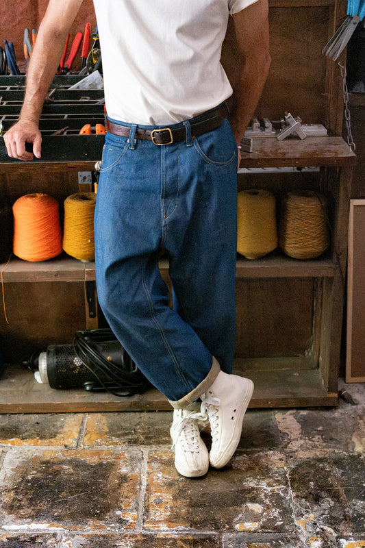 PIPE DENIM PANTS