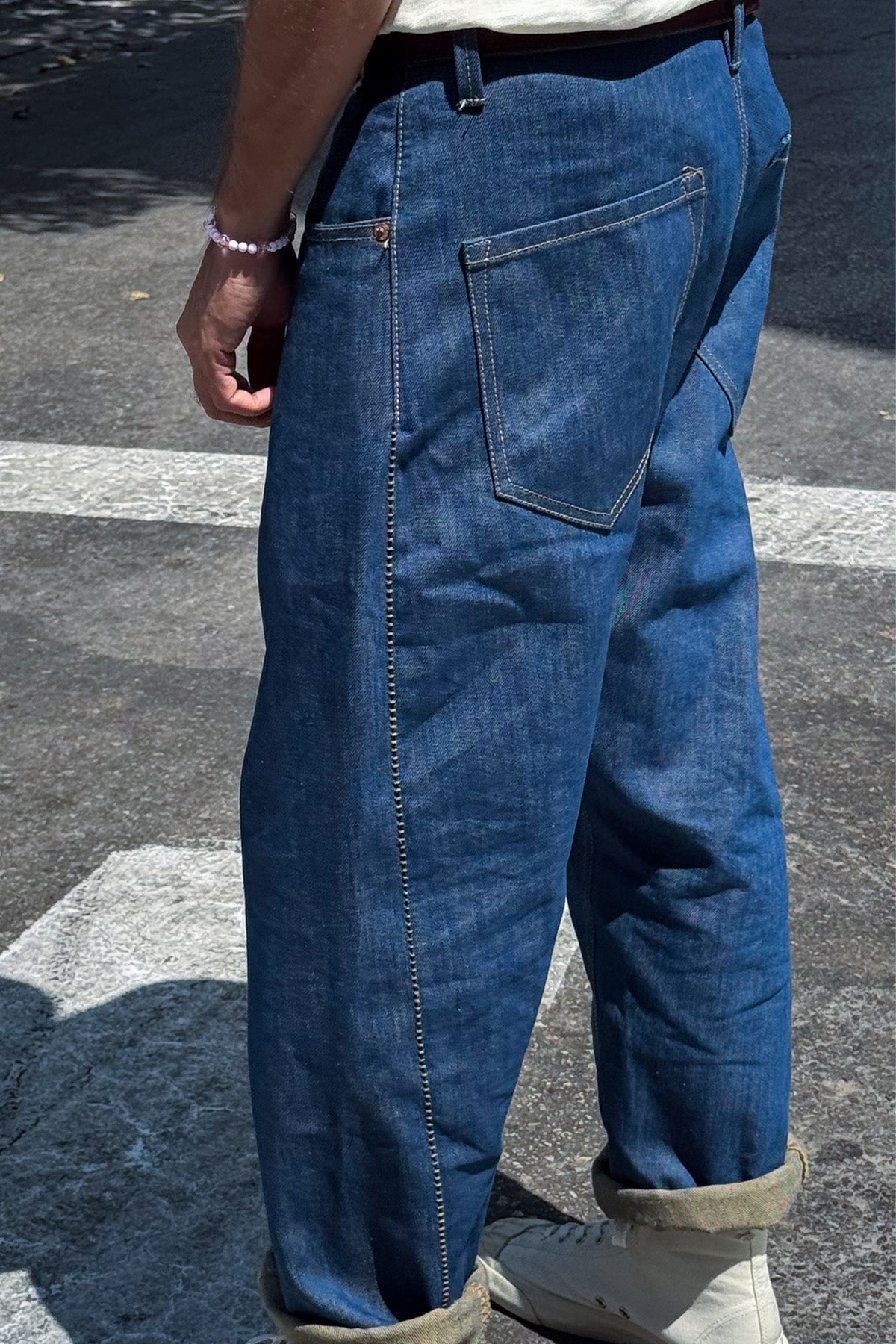 PIPE DENIM PANTS