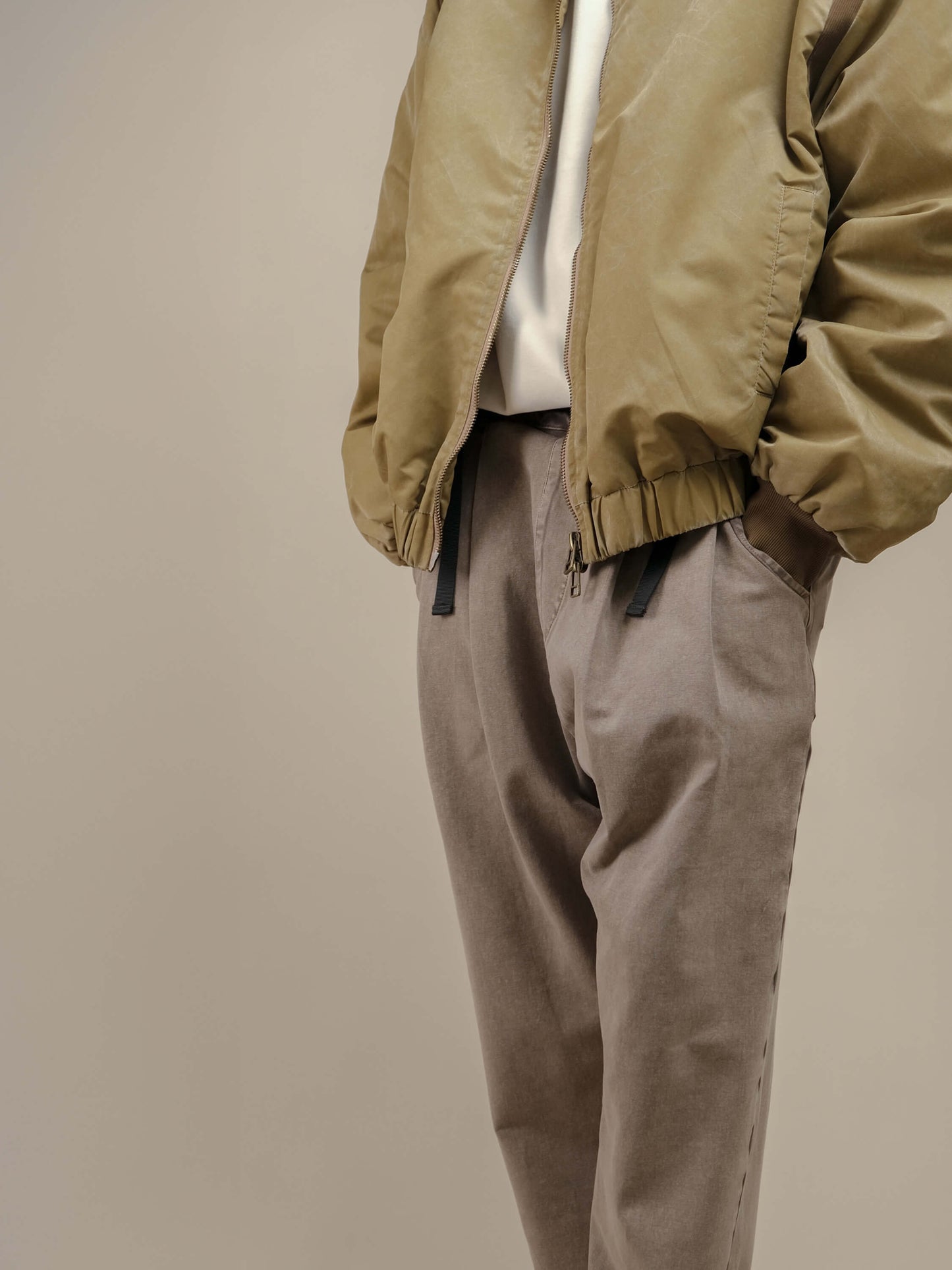 COFFEE WASH DOUBLE-KNIT PATTON