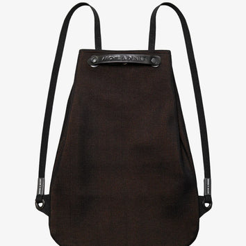 KNITTED APPLE PICKER BACKPACK BLACK
