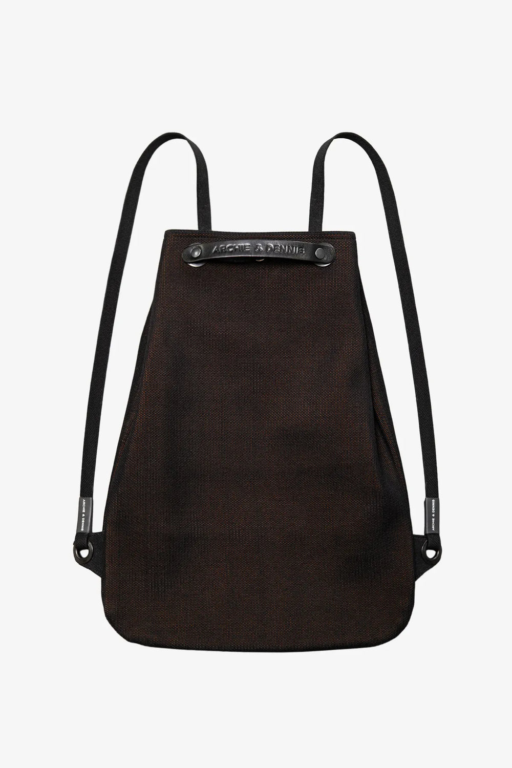 KNITTED APPLE PICKER BACKPACK BLACK
