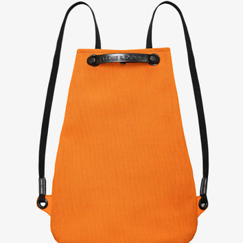 KNITTED ORANGE APPLE PICKER BAG