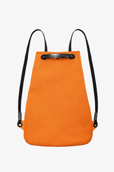 KNITTED ORANGE APPLE PICKER BAG