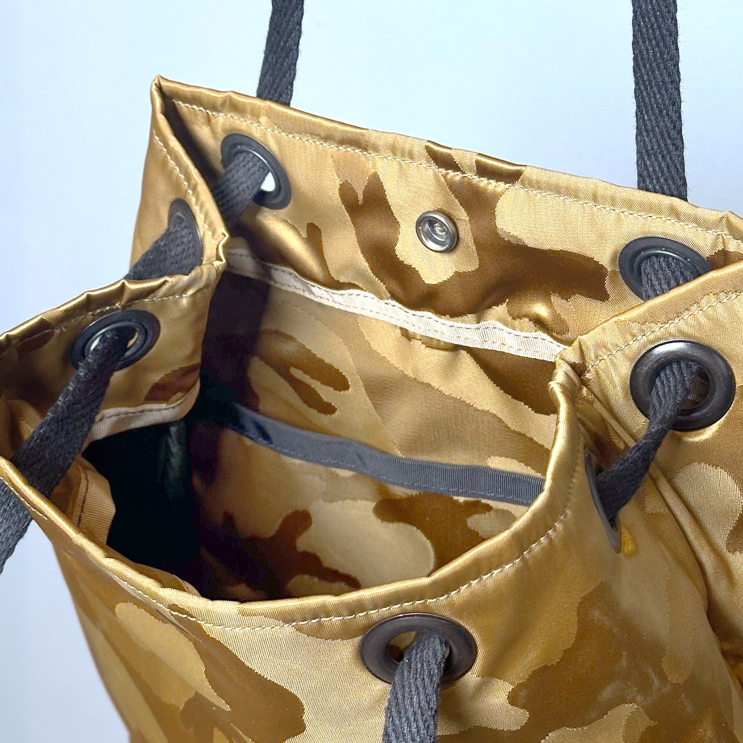 GOLD CAMO APPLE PICKER BACKPACK