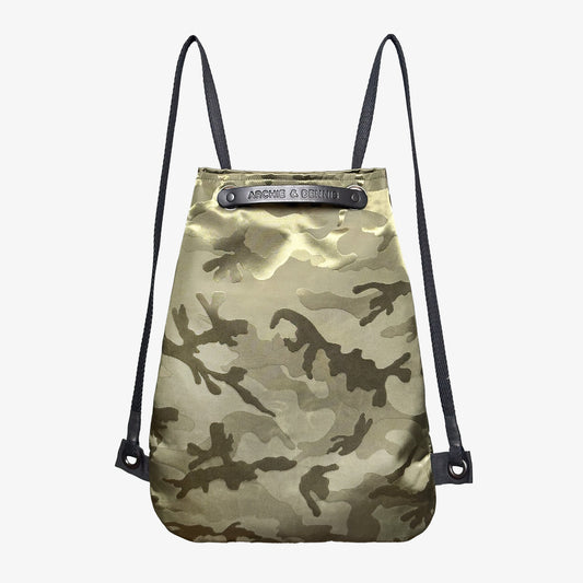 GREEN CAMO APPLE PICKER BACKPACK