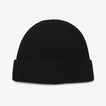 CASHMERE BEANIE BLACK