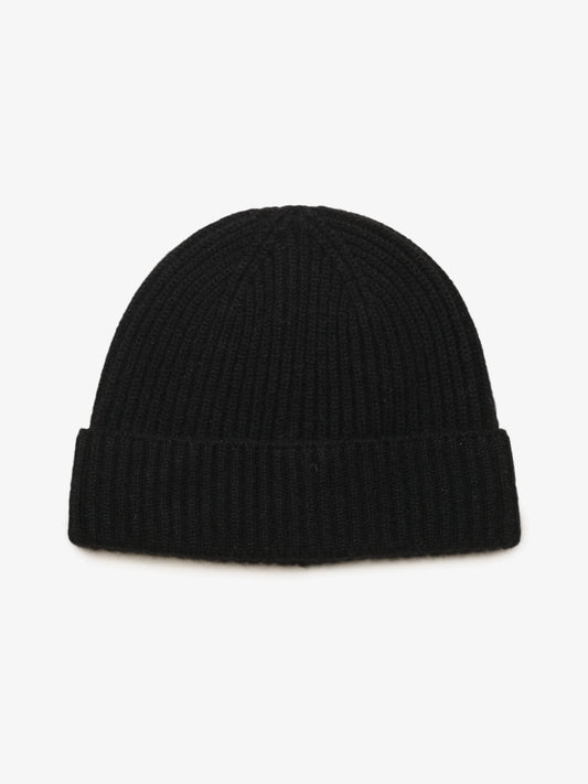 CASHMERE BEANIE BLACK