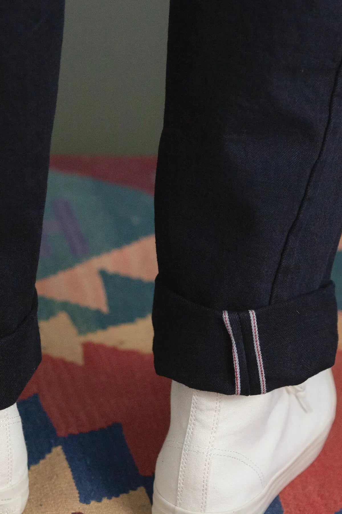BLACK SELVEDGE DENIM PANTS