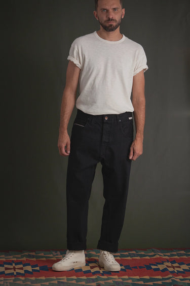 BLACK SELVEDGE DENIM PANTS