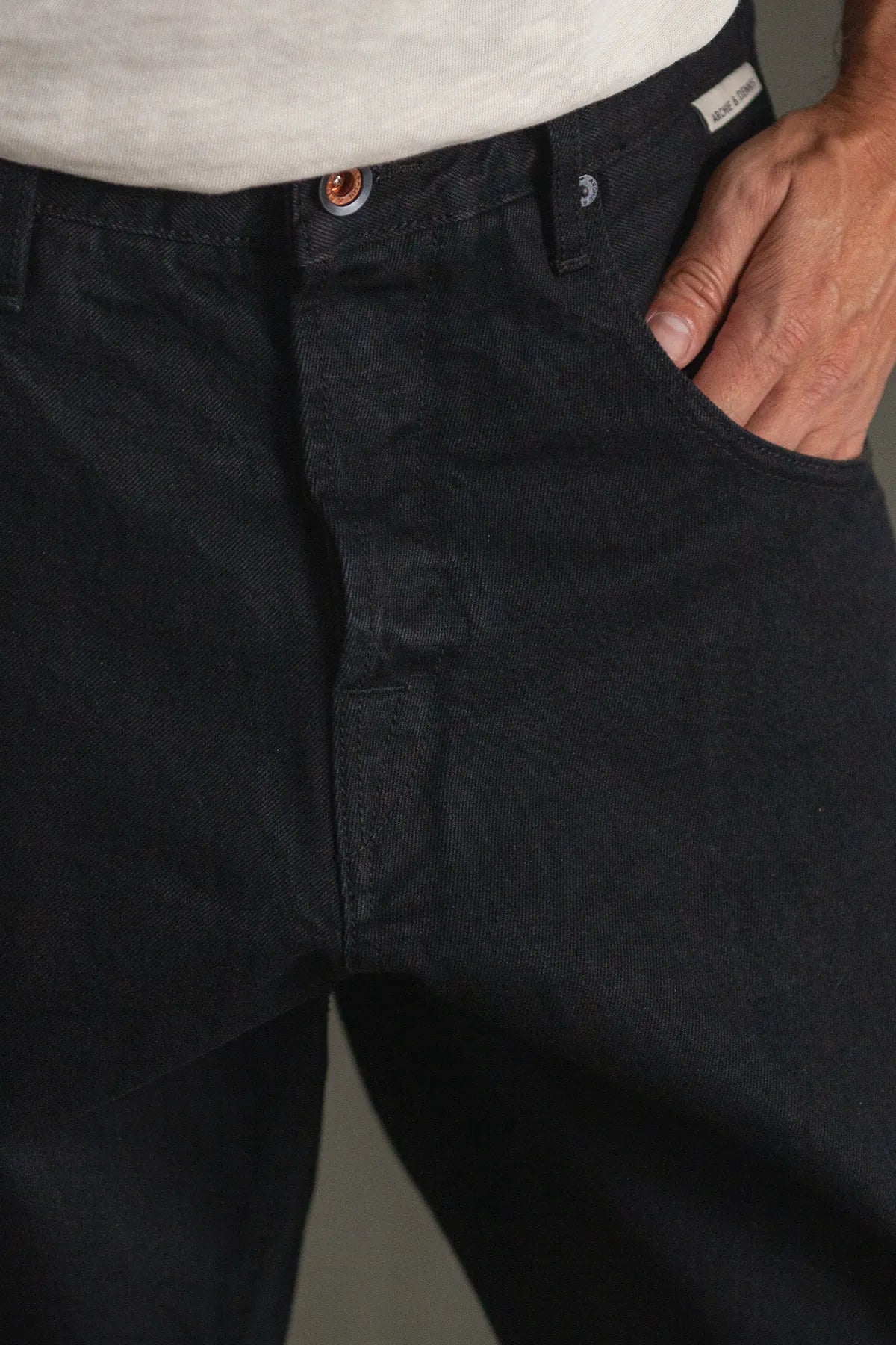 BLACK SELVEDGE DENIM PANTS