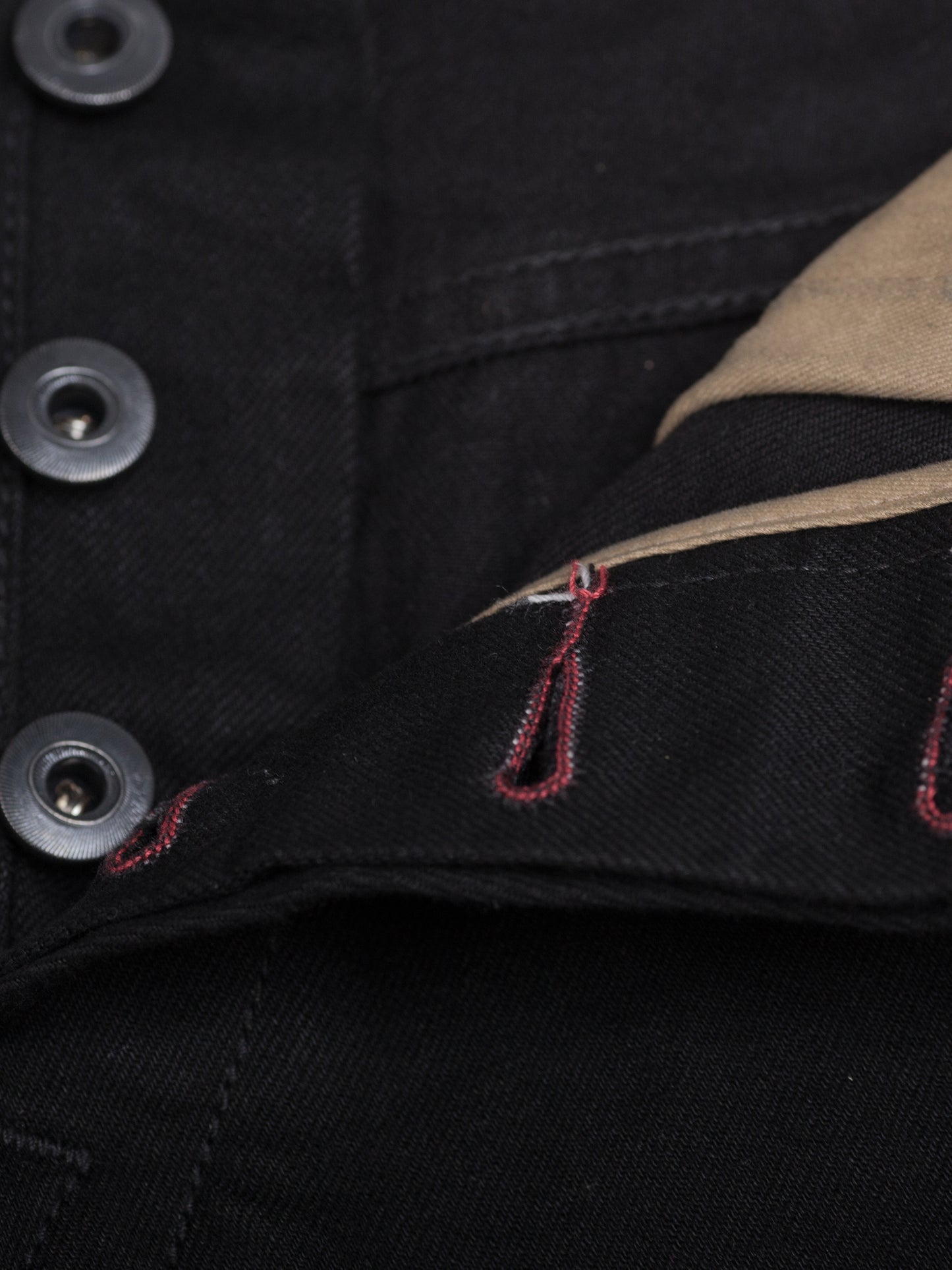 BLACK SELVEDGE DENIM PANTS - HAVIE MNFCT.