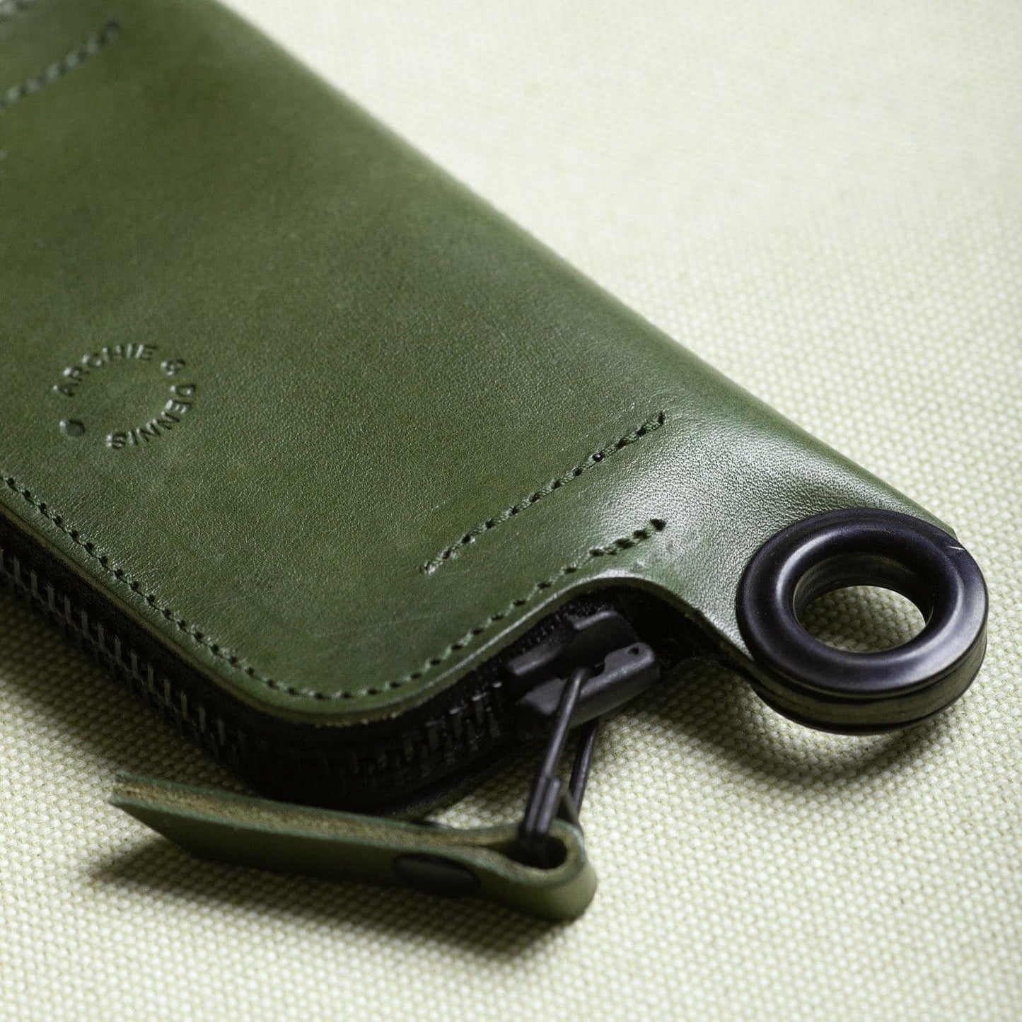 Brat Zipper Wallet Green