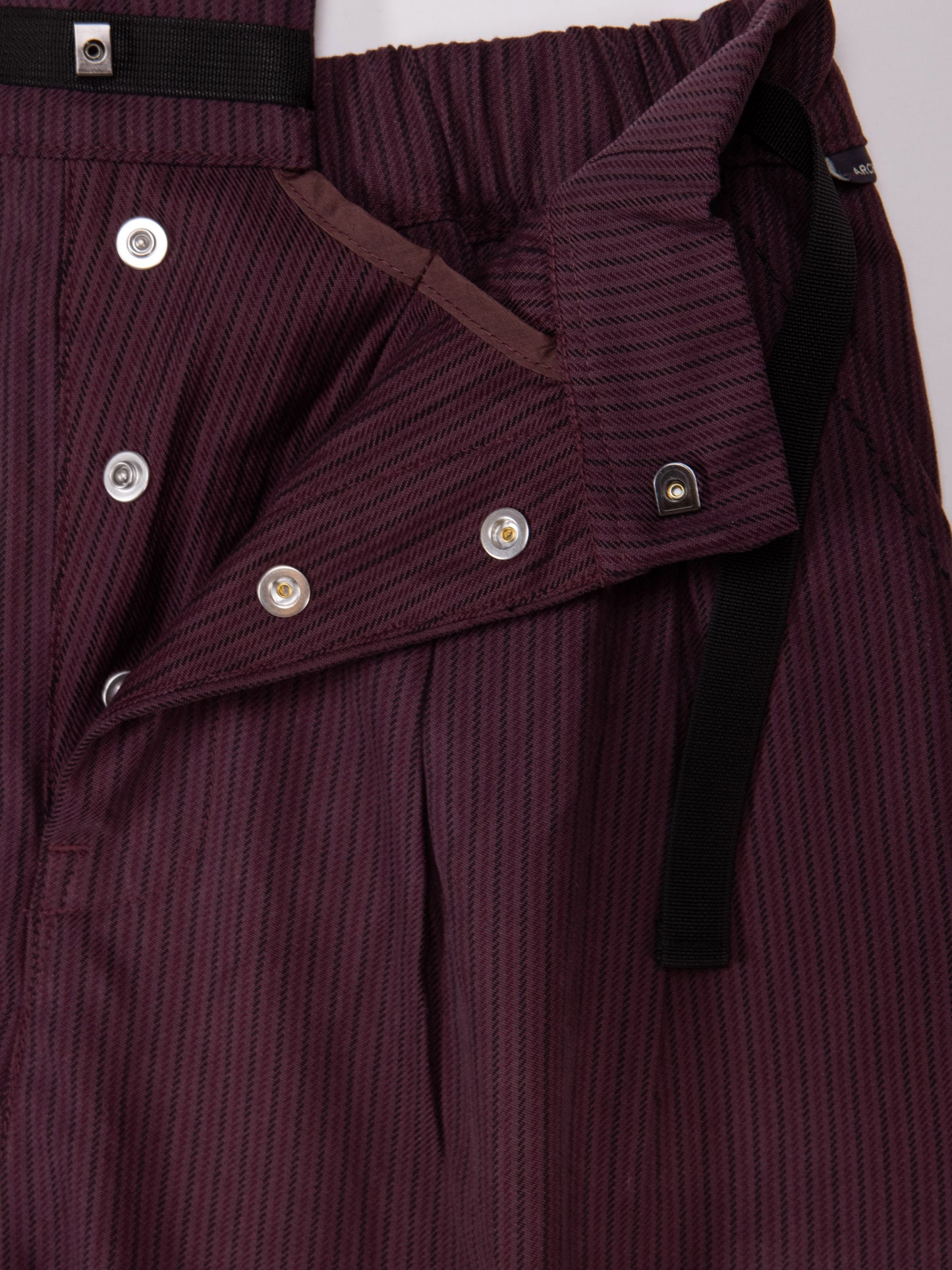 BURGUNDY HERRINGBONE PATTON PANTS 4.0 - HAVIE MNFCT.