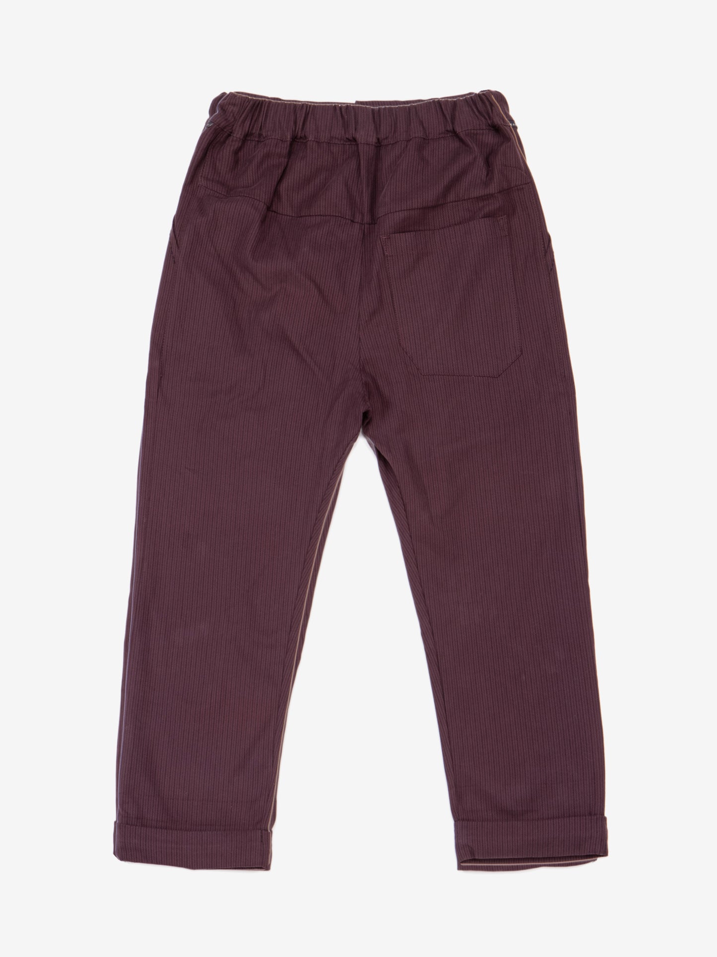 BURGUNDY HERRINGBONE PATTON PANTS 4.0 - HAVIE MNFCT.