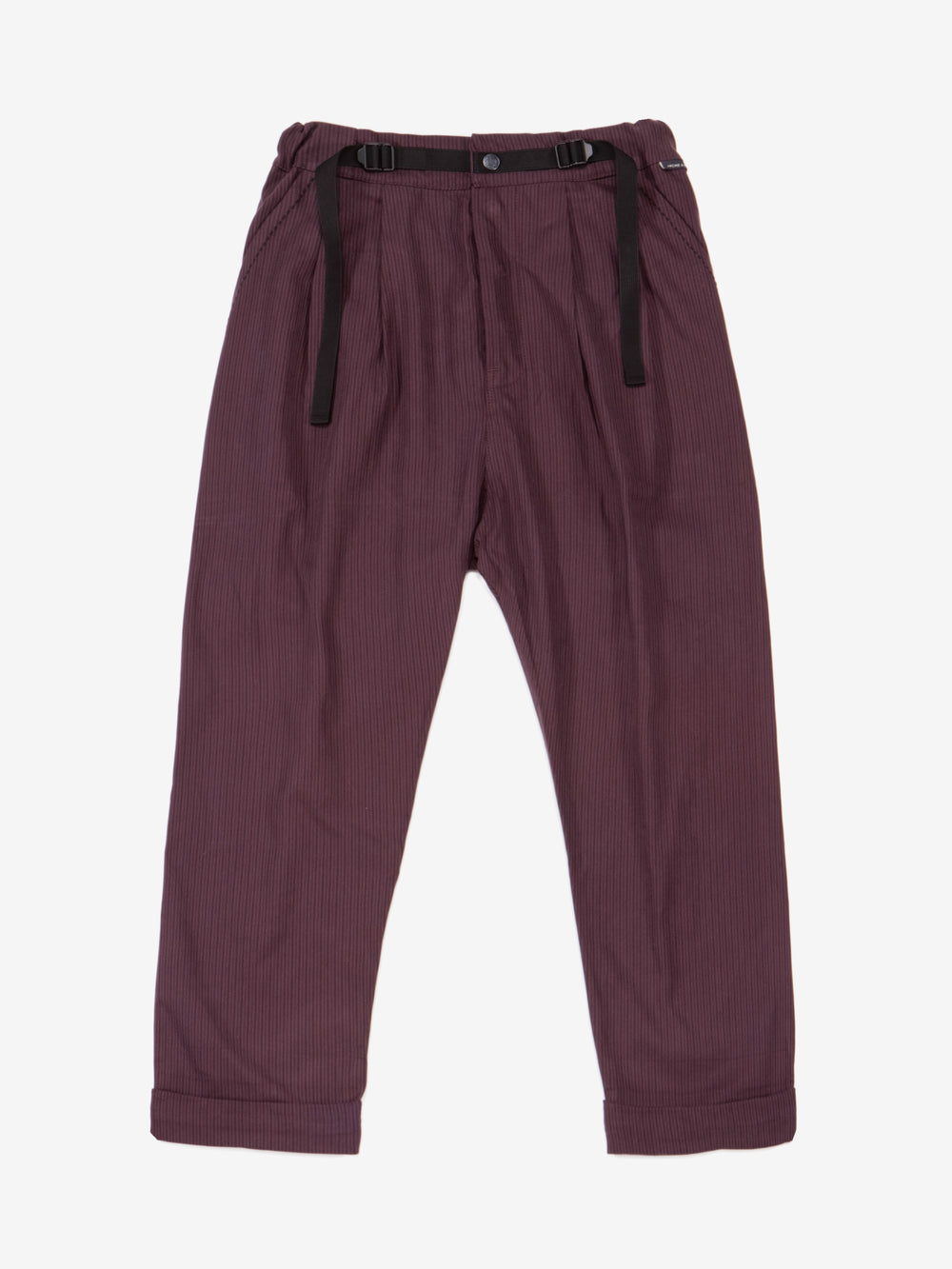 BURGUNDY HERRINGBONE PATTON PANTS 4.0 - HAVIE MNFCT.