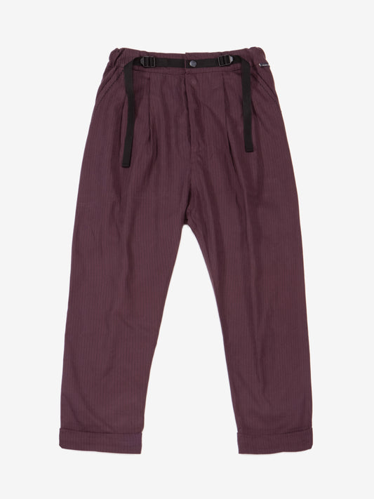 BURGUNDY HERRINGBONE PATTON PANTS 4.0 - HAVIE MNFCT.