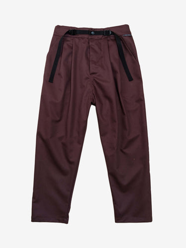 BURGUNDY CRISP PATTON PANTS 7.0