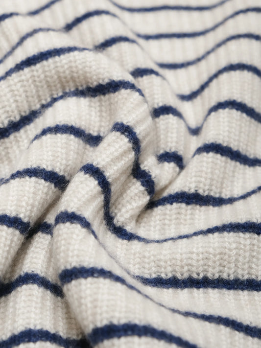 CHINO STRIPED CASHMERE SWEATER