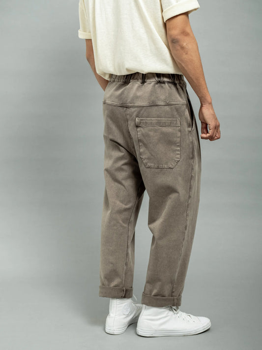 COFFEE WASH DOUBLE-KNIT PATTON