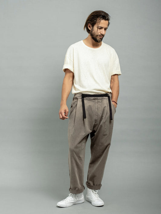 COFFEE WASH DOUBLE-KNIT PATTON