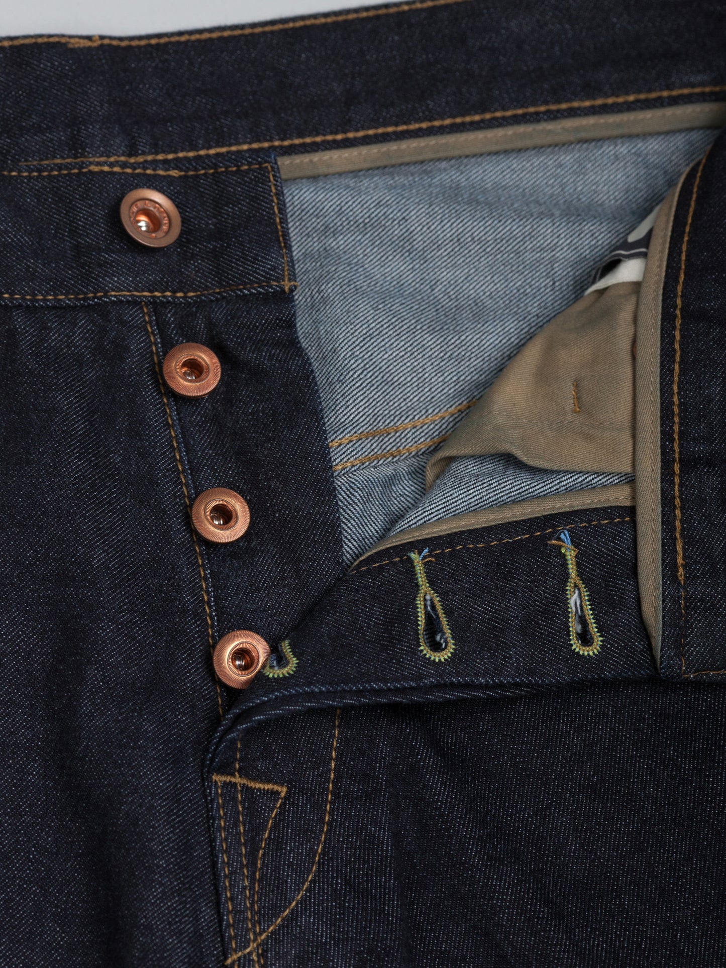 BLUE SELVEDGE DENIM PANTS - HAVIE MNFCT.