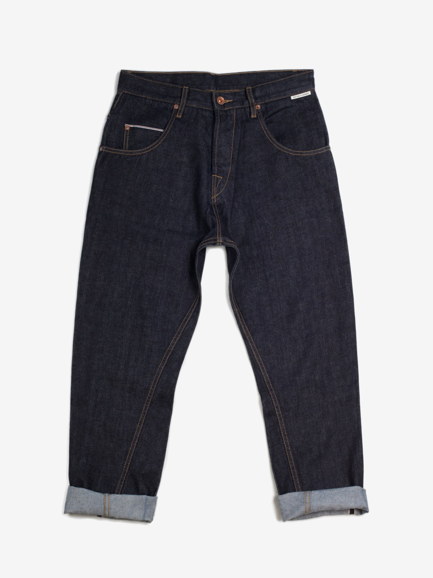 BLUE SELVEDGE DENIM PANTS - HAVIE MNFCT.