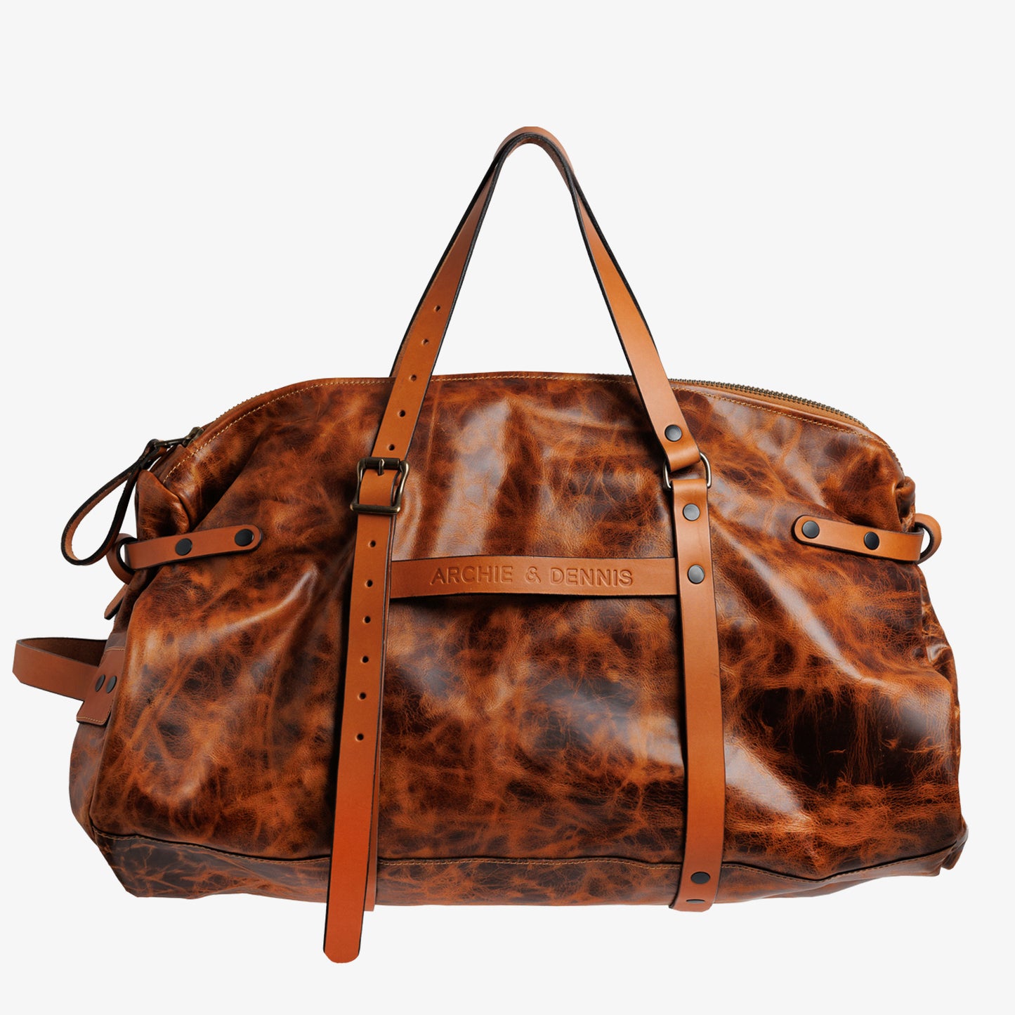 WHISKEY LEATHER WEEKENDER