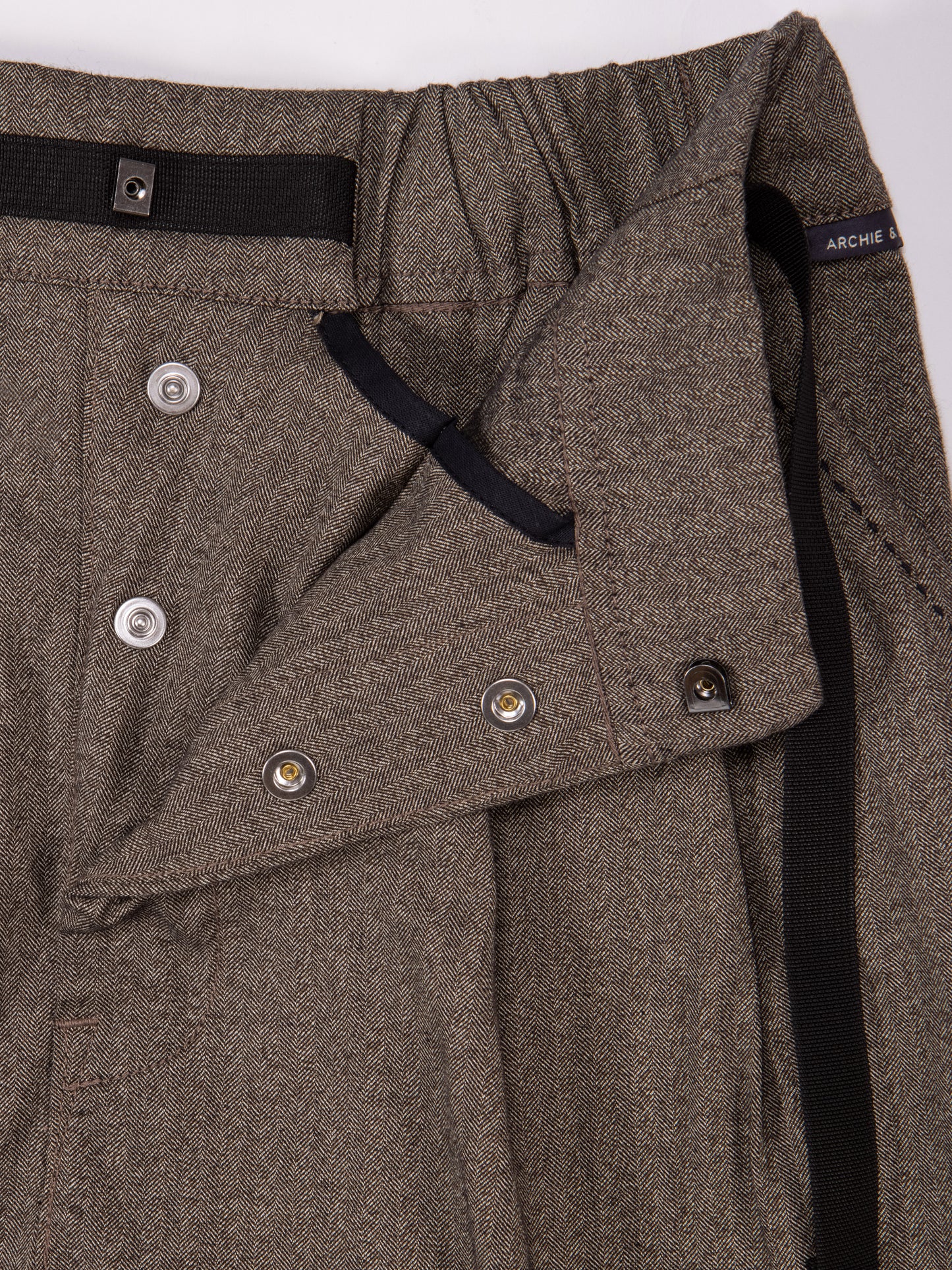 TOBACO HERRINGBONE PATTON PANTS 6.0 - HAVIE MNFCT.