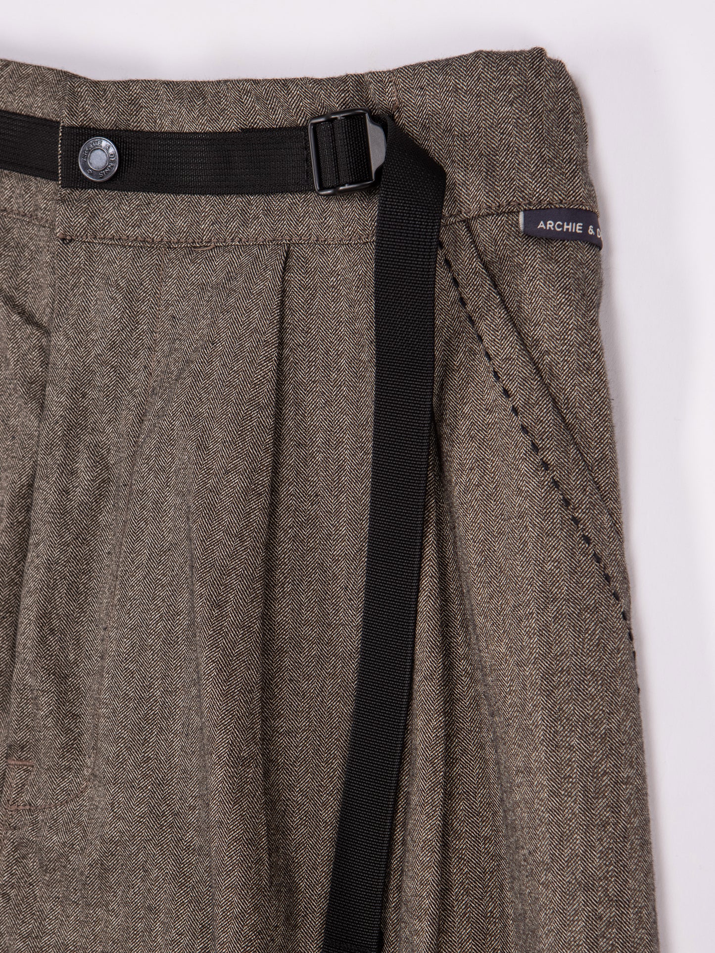 TOBACO HERRINGBONE PATTON PANTS 6.0 - HAVIE MNFCT.