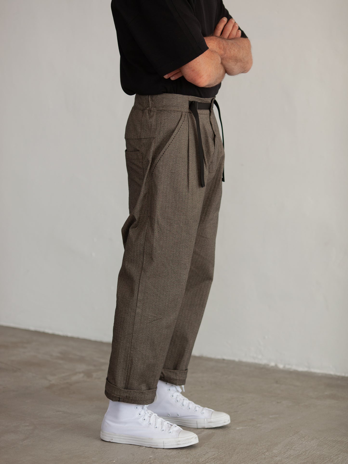 TOBACO HERRINGBONE PATTON PANTS 6.0 - HAVIE MNFCT.