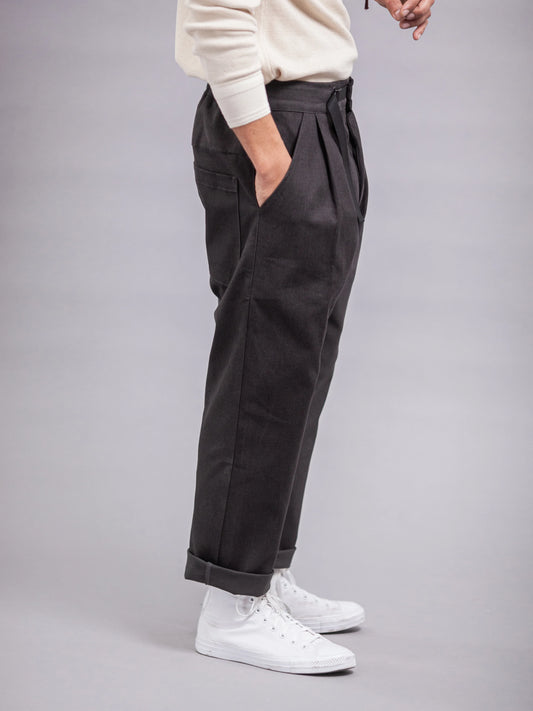 GREY TWILL PATTON PANTS 7.0