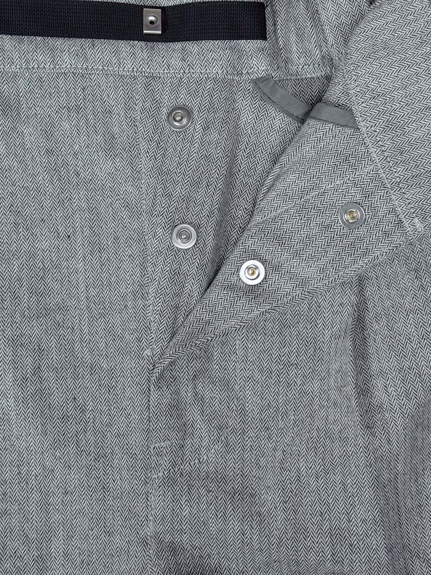 LIGHT GREY HERRINGBONE PATTON PANTS - HAVIE MNFCT.