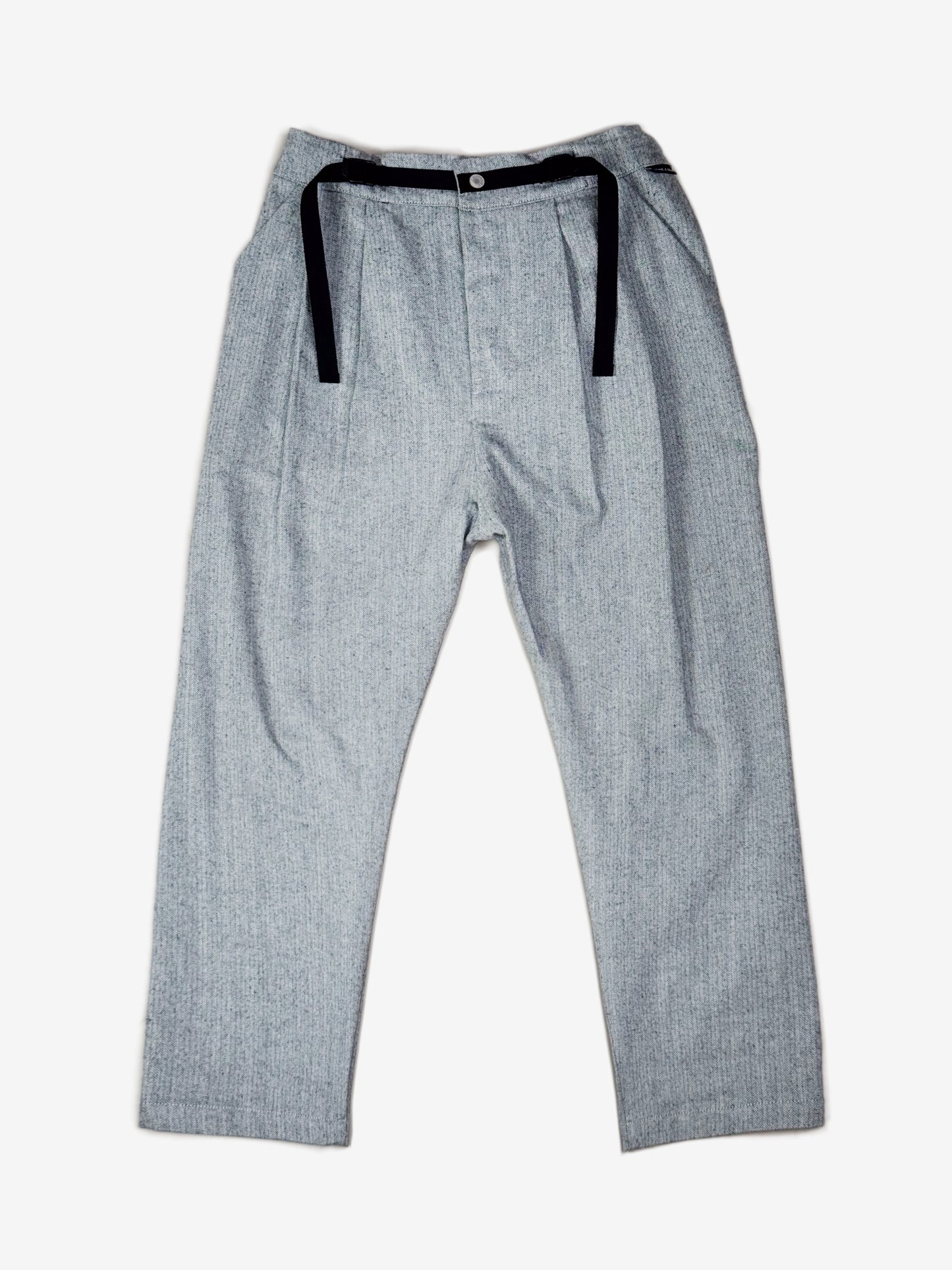 LIGHT GREY HERRINGBONE PATTON PANTS - HAVIE MNFCT.
