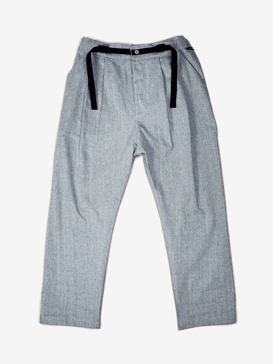 LIGHT GREY HERRINGBONE PATTON PANTS - HAVIE MNFCT.
